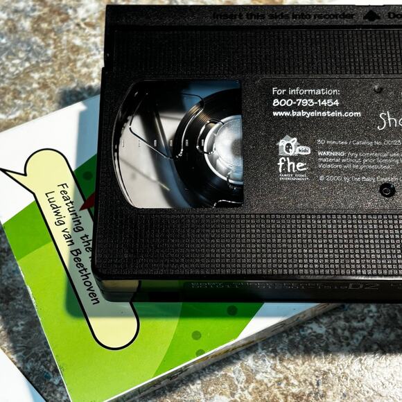 Baby Einstein Baby Shakespeare Beethoven Poetry VHS Tape 1-4 Years Old Education - Picture 10 of 12